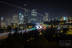 Helicopter over Seattle