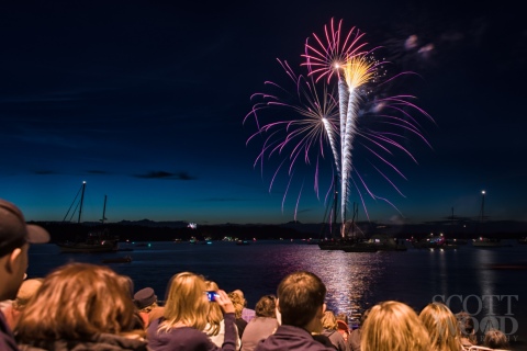 Boston Harbor Fireworks - 2014