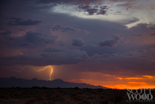 Arizona Sunset Lightning